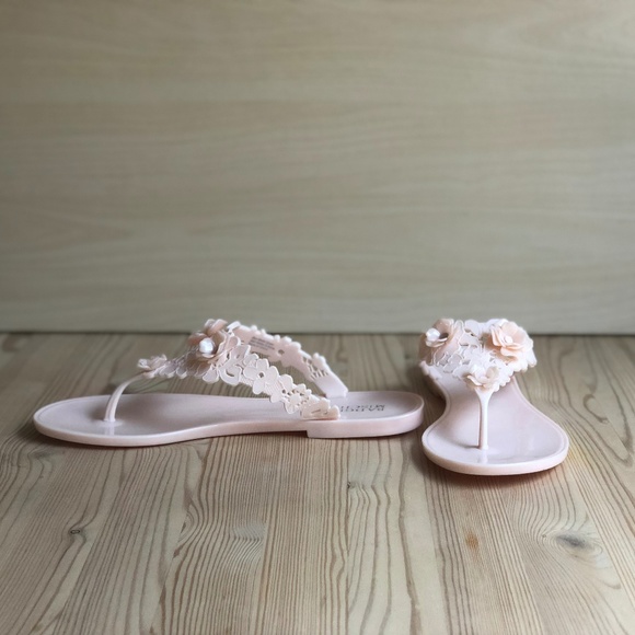 NEW Badgley Mischka Bali Jelly Flip Flops - Picture 3 of 7